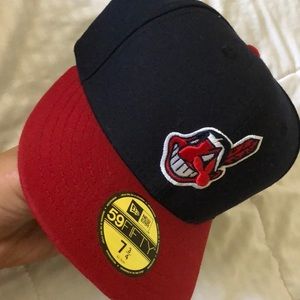 Indians base ball hat never worn!